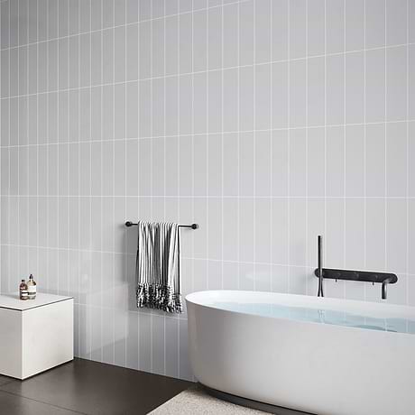 Colorplay Gray 4.5x18 Crackled Glossy Ceramic Tile