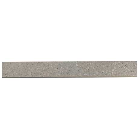 New Rock  Fumo Light Gray 3x24 Matte Porcelain Bullnose