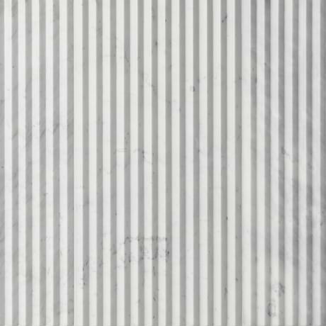 Stonework Peak Carrara White 12x24 3D Satin Marble Tile