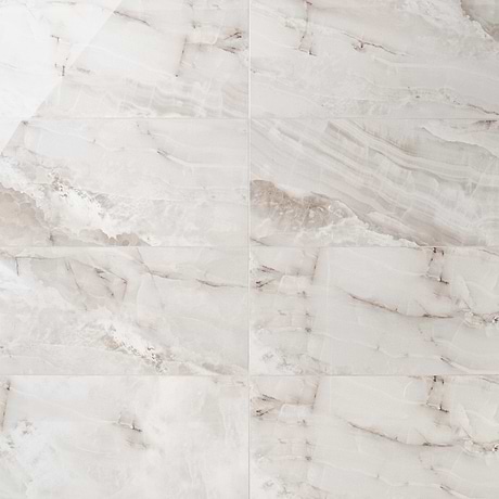 Basic Marble Onyx Beige 12x24 Polished Porcelain Tile