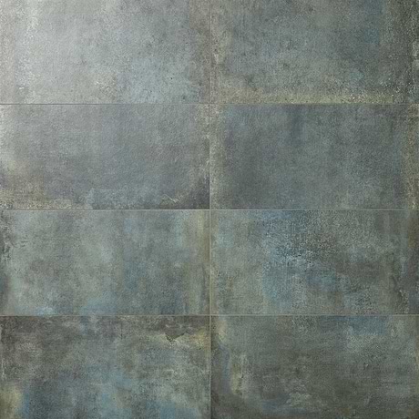 Flatiron 2.0 Aquamarine Green 12x24 Matte Porcelain Tile by Angela Harris