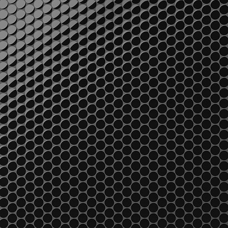 Serenity Black 1" Penny Round Polished Porcelain Mosaic Tile