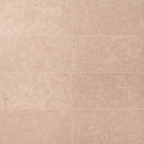 Rosa Perlino 12x24 Brushed Marble Tile