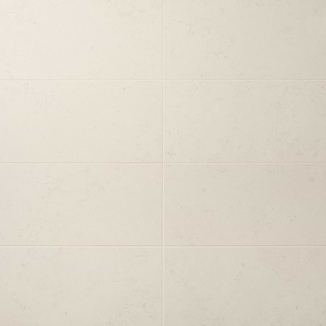 Bianco Perlino 12x24 Brushed Marble Tile