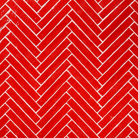 Wabi Sabi Crimson Red 1.5x9 Glossy Ceramic Tile