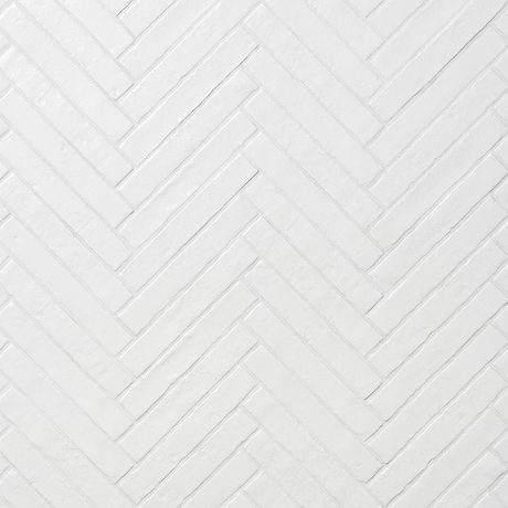 Wabi Sabi Snow White 1.5x9 Matte Ceramic Tile