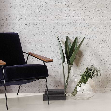Mancala  Lunar Gray 3x16 Matte Terrazzo Tile 