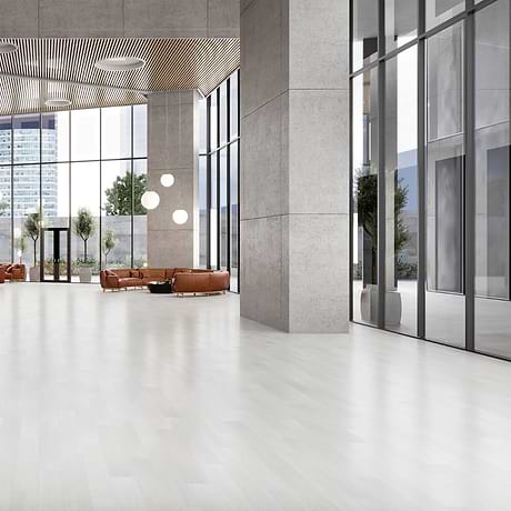 Fleetwood Silver 6x48 Rigid Core Click Luxury Vinyl Plank by Stacy Garcia