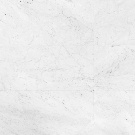Carrara White 16X32 Polished Marble Tile