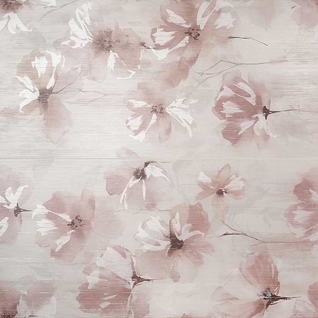 Monet Poetica Pink 24x48 Artisan Decor Matte Porcelain Tile