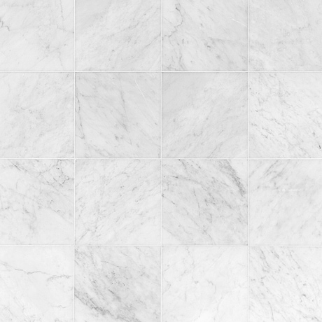 Carrara White 12X12 Polished Marble Tile