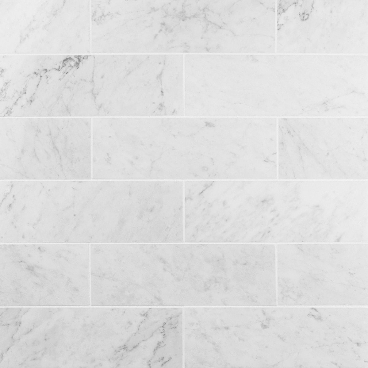 BIANCO CARRARA 4x12 Polished Marble Tile