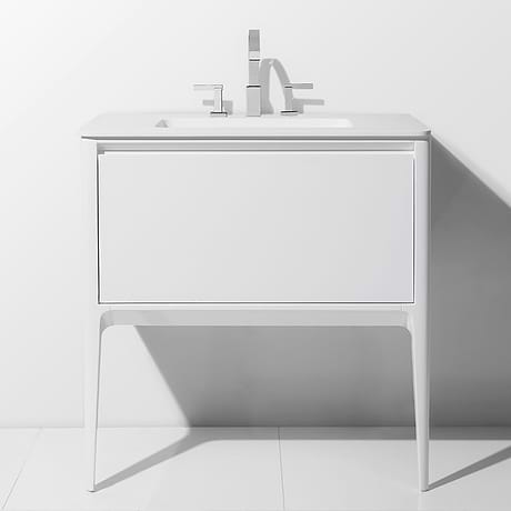 Luxe Collection  36" White Gloss Vanity