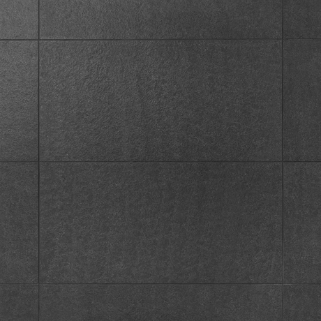 Pietra Basalt Black 18x36 Flamed and Brushed Basalt Tile