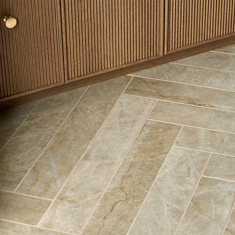 Grand Taj Mahal Fawn Beige 4x24 Stone Look Matte Porcelain Tile