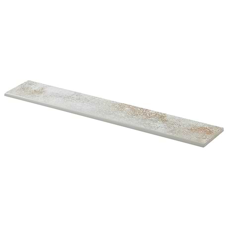 Flatiron White 3x24 Semi-Polished Porcelain Bullnose by Angela Harris