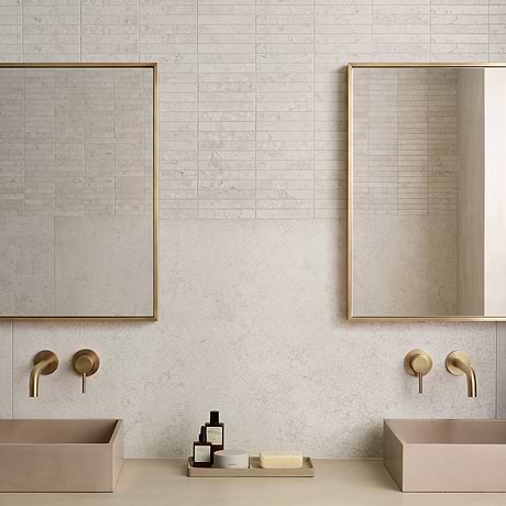 Corretta Wave Bianco White 24x48 Semi-Polished Porcelain Tile