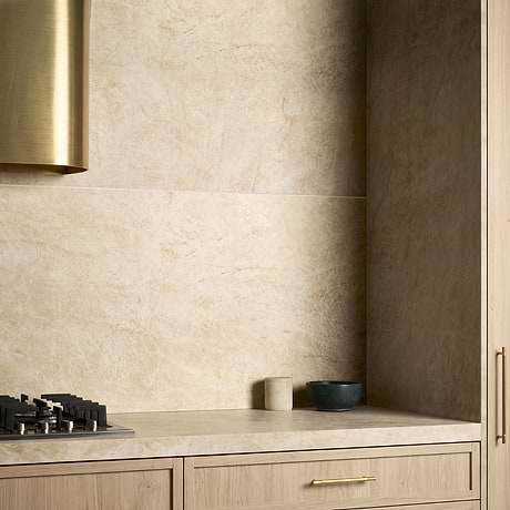 Grand Taj Mahal Champagne Beige 24x48 Stone Look Matte Porcelain Tile