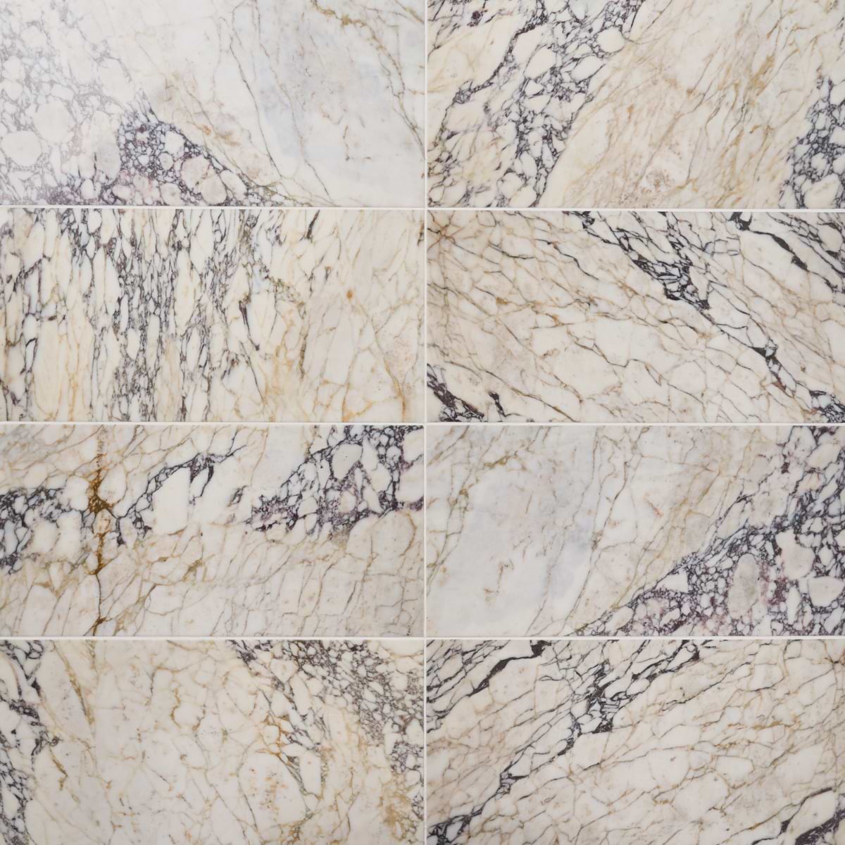 CALACATTA MONET 12x24 Polished Marble Mosaic Tile