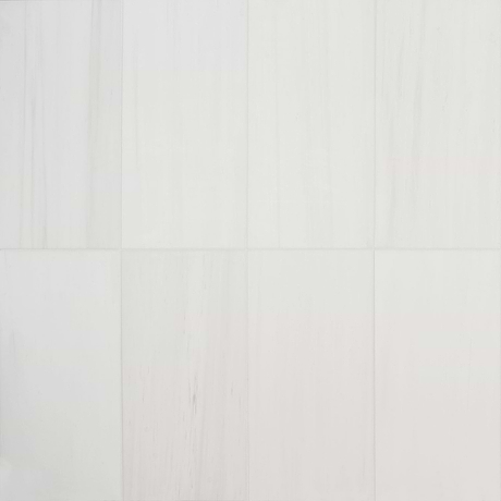 Bianco Dolomite Premium White 12x24 Honed Marble Tile