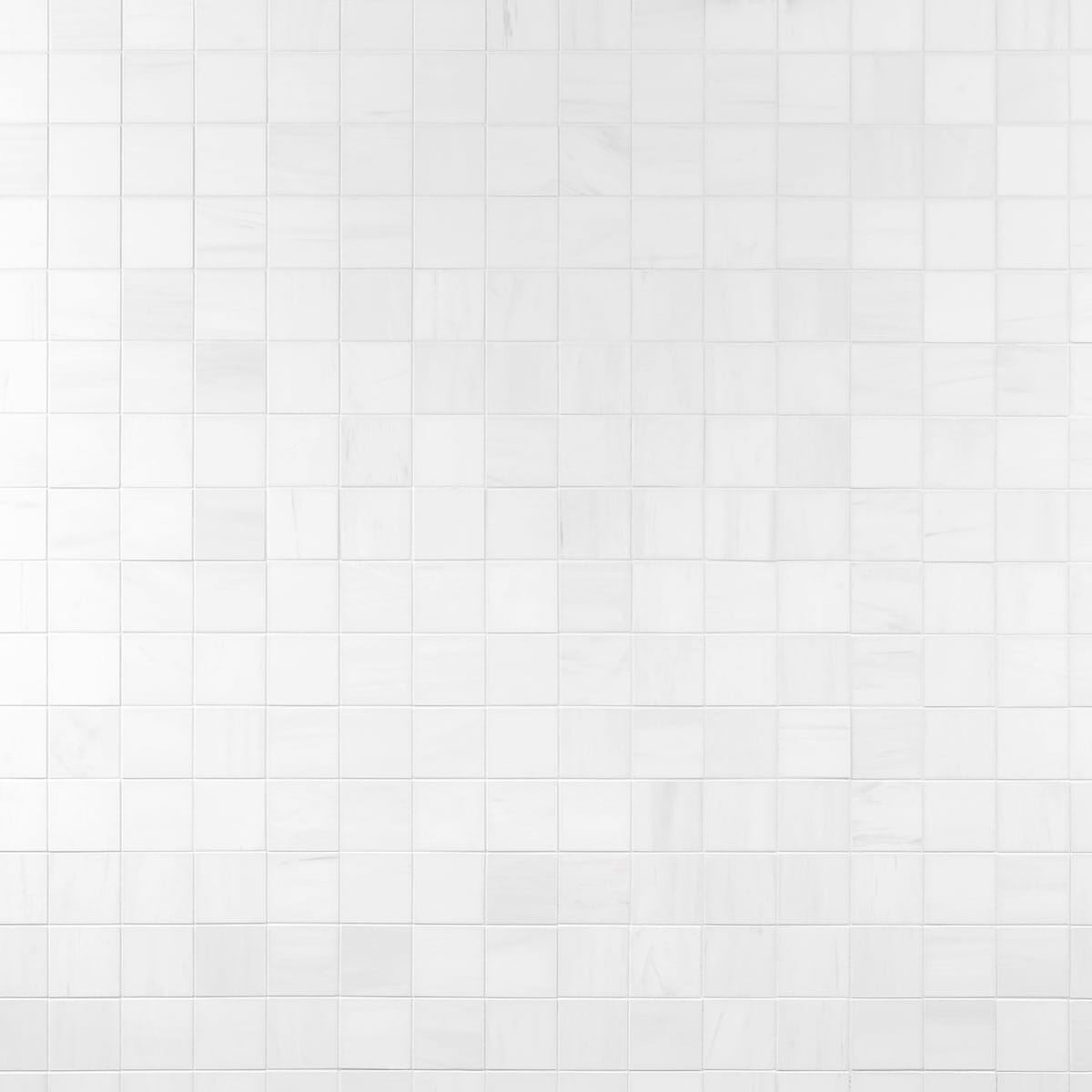 BIANCO DOLOMITE Premium White 3x3 Honed Marble Mosaic