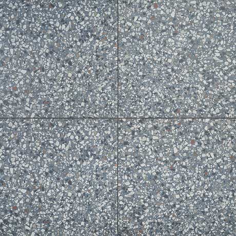 Kobe Flakes Ocean Blue 24x24 Terrazzo Look Matte Porcelain Tile
