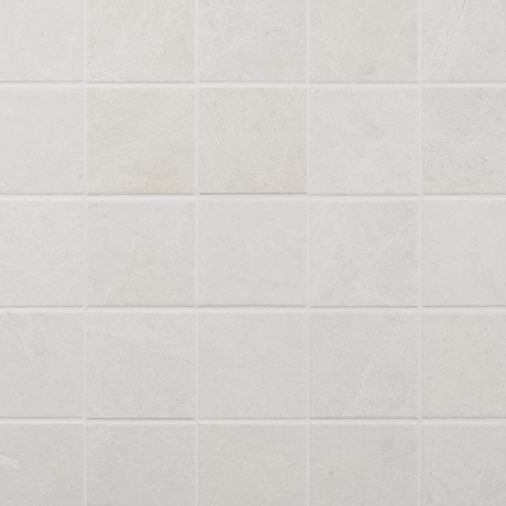 Velour Vanilla 4x4 Leather Marble Tile