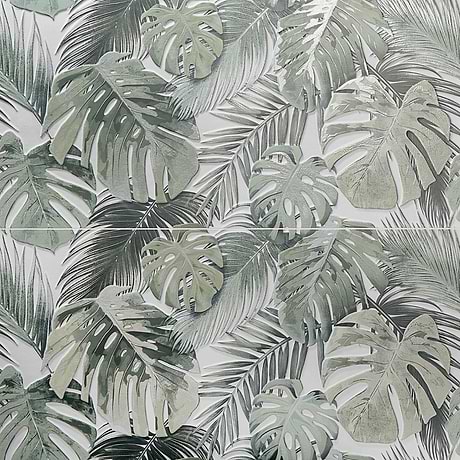 Botanic Chiaro Green 24x48 Textured Matte Ceramic Tile
