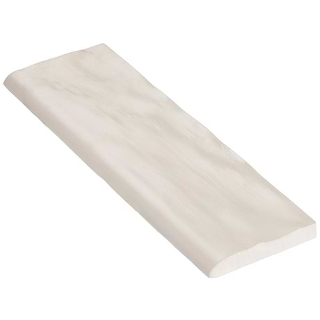 Montauk Sand Dune Beige 2x8 Mixed Finish Ceramic Bullnose 