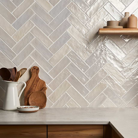 Montauk Sand Dune Beige 2x8 Mixed Finish Ceramic Subway Tile