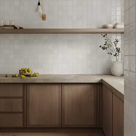 Portmore White 4x4 Glossy Ceramic Tile