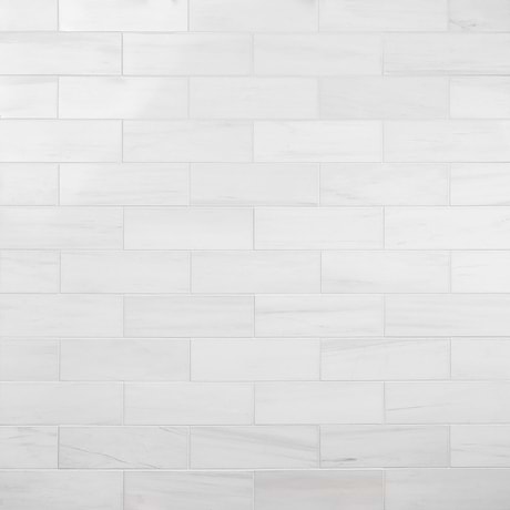Bianco Dolomite Premium White 4x12 Polished Marble Subway Tile