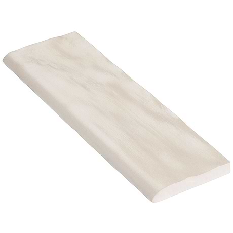 Montauk Sand Dune Beige 2x8 Mixed Finish Ceramic Bullnose 