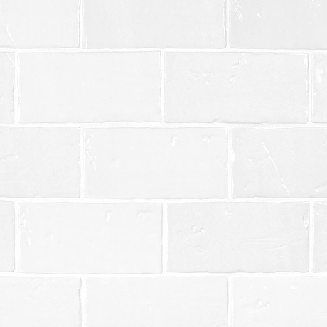 Parma Brick White 4x8 Polished Ceramic Subway Tile