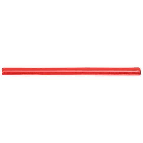 Emery Selenium Red .5x8 Handmade Crackled Glossy Terracotta 1/4 Round Bullnose