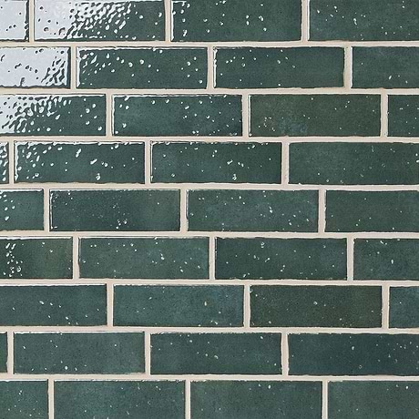 Essa Green 2x6 Terracotta Look Polished Porcelain Tile