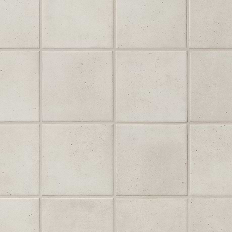 Essa White 6x6 Terracotta Look Matte Porcelain Tile