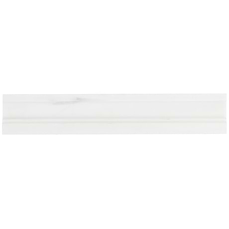 Bianco Dolomite  Premium 2x12 Honed Marble Chairrail