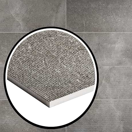 New Rock  Fossil Dark Gray 12x24 Chiseled Matte Porcelain Tile 