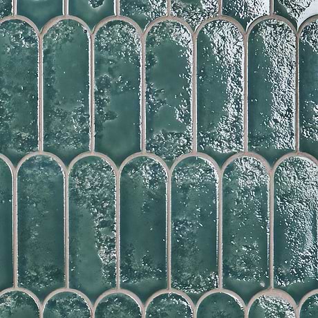 Corali Jade Green 3x9 Textured Glossy Ceramic Tile