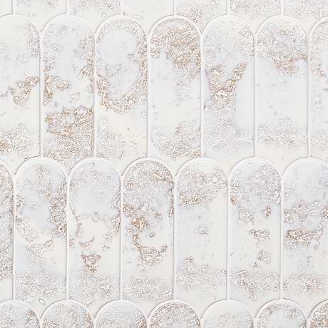 Corali Reef White 3x9 Textured Satin Ceramic Tile