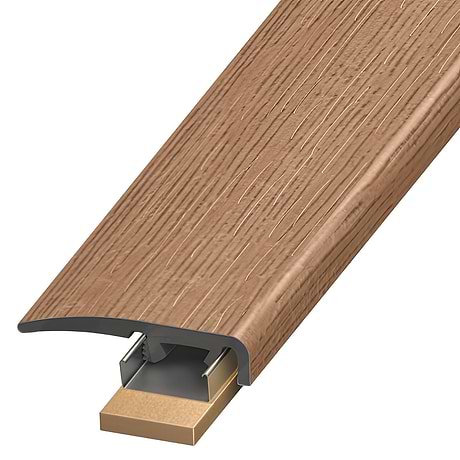 Optoro Wood LVT Tekapo Oak Scotch 1.38x94" LVT Slim End Cap by Versatrim