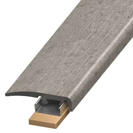 Optoro Stone LVT Juneau Sandstone Dark Beige 1.38x94" LVT Slim End Cap by Versatrim
