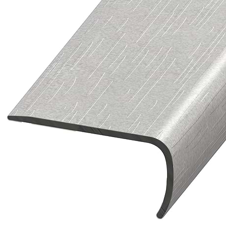 Katone LVT Concreto Silver 2x1x94" LVT VersaEdge Stair Nose by Versatrim
