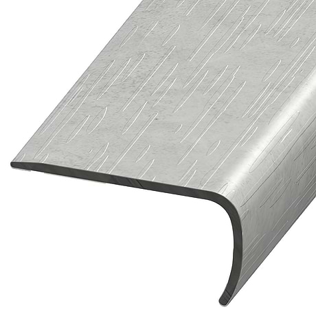 Optoro Stone LVT Trail Slate Light Gray 2x1x94" LVT VersaEdge Stair Nose by Versatrim