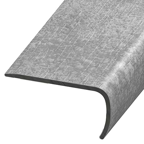 Optoro Stone LVT Juneau Sandstone Medium Gray 2x1x94" LVT VersaEdge Stair Nose by Versatrim