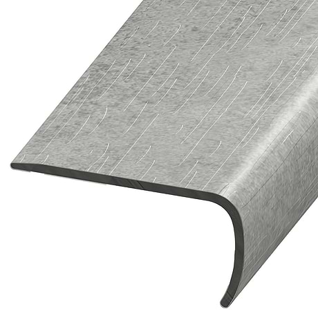 Optoro Stone LVT Juneau Sandstone Light Gray 2x1x94" LVT VersaEdge Stair Nose by Versatrim
