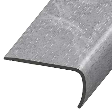 Optoro Stone LVT Chauny Marble Medium Gray 2x1x94" LVT VersaEdge Stair Nose by Versatrim