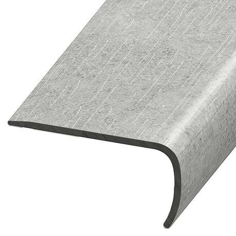 Renew LVT Metalcrete Platinum 2x1x94" LVT VersaEdge Stair Nose by Versatrim