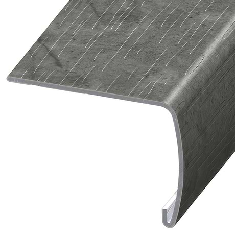 Katone Marble Dark Gray 2x1.5x94" VersaEdge Xtra Tall Stair Nose by Versatrim